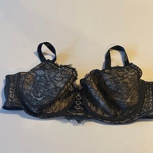 Elegant Black Lace Bra